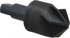 M.A. Ford - 1-1/2" Head Diam, 3/4" Shank Diam, 6 Flute 100° High Speed Steel Countersink - Exact Tool & Supply