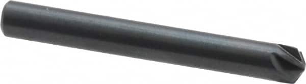 M.A. Ford - 3/16" Head Diam, 3/16" Shank Diam, 6 Flute 120° High Speed Steel Countersink - Exact Tool & Supply