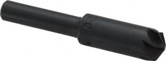 M.A. Ford - 3/8" Head Diam, 1/4" Shank Diam, 6 Flute 120° High Speed Steel Countersink - Exact Tool & Supply