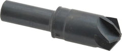 M.A. Ford - 3/4" Head Diam, 1/2" Shank Diam, 6 Flute 120° High Speed Steel Countersink - Exact Tool & Supply