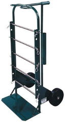 Greenlee - 300 Lb Capacity, 22-1/2" Wide x 23" Long x 47" High Wire Cart - 5 Slot, 15 Spool, Steel - Exact Tool & Supply