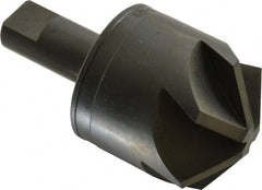 M.A. Ford - 2" Head Diam, 3/4" Shank Diam, 6 Flute 120° High Speed Steel Countersink - Exact Tool & Supply