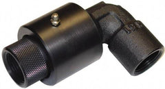Barco - 4" Pipe, 4" Flange Thickness, Plane Swivel, Single 90 Elbow Swivel Joint - Carbon Steel, Size Code 32, NPT Ends - Exact Tool & Supply