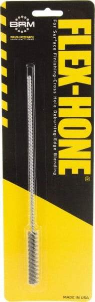 Brush Research Mfg. - 0.276" to 0.315" Bore Diam, 800 Grit, Aluminum Oxide Flexible Hone - Extra Fine, 8" OAL - Exact Tool & Supply
