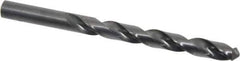 Hertel - 10mm 118° High Speed Steel Jobber Drill - Oxide Finish, Right Hand Cut, Spiral Flute, Straight Shank, 130mm OAL, Standard Point - Exact Tool & Supply