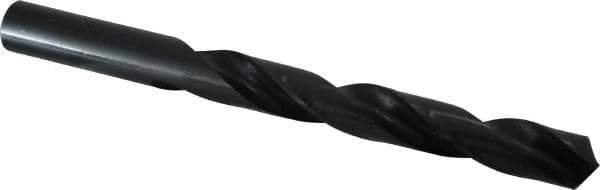 Hertel - 16mm 118° High Speed Steel Jobber Drill - Oxide Finish, Right Hand Cut, Spiral Flute, Straight Shank, 181mm OAL, Standard Point - Exact Tool & Supply