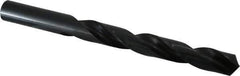 Hertel - 16mm 118° High Speed Steel Jobber Drill - Oxide Finish, Right Hand Cut, Spiral Flute, Straight Shank, 181mm OAL, Standard Point - Exact Tool & Supply