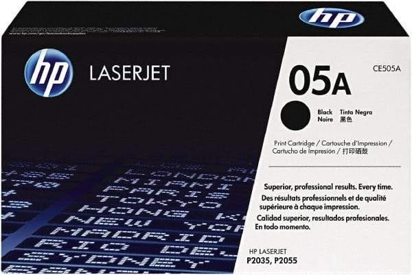 Hewlett-Packard - Black Toner Cartridge - Use with HP LaserJet P2035, P2055 - Exact Tool & Supply