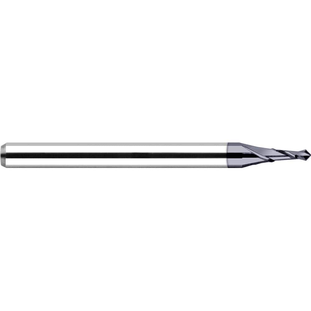 Harvey Tool - 120°, 1-1/2" OAL, 2-Flute Solid Carbide Spotting Drill - Exact Tool & Supply