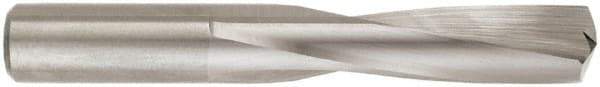 M.A. Ford - 3.4mm 135° Spiral Flute Solid Carbide Screw Machine Drill Bit - AlCrN Finish, Right Hand Cut, 24mm Flute Length, 49mm OAL, Straight Shank - Exact Tool & Supply