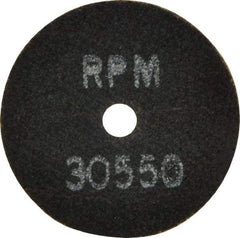 Made in USA - 2" 46 Grit Aluminum Oxide Cutoff Wheel - 1/16" Thick, 1/4" Arbor, 30,550 Max RPM, Use with Die Grinders - Exact Tool & Supply