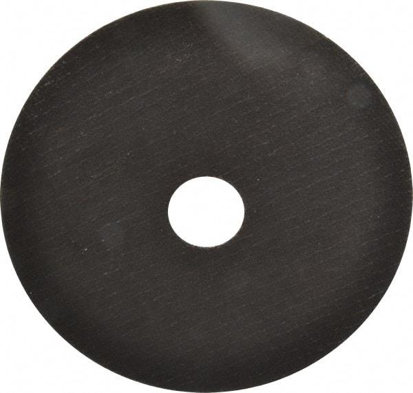 Made in USA - 7" 60 Grit Aluminum Oxide Cutoff Wheel - 1/32" Thick, 1-1/4" Arbor, 5,187 Max RPM, Use with Stationary Tools - Exact Tool & Supply