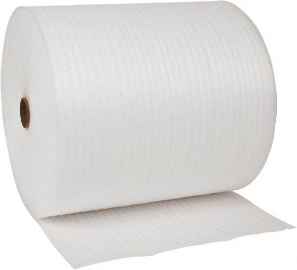 Value Collection - 625' Long x 24" Wide x 1/16" Thick, Polyethylene Foam - White - Exact Tool & Supply