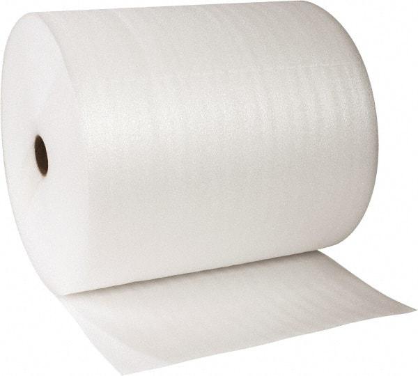 Value Collection - 375' Long x 24" Wide x 3/32" Thick, Polyethylene Foam - White - Exact Tool & Supply