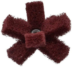 Standard Abrasives - 2 Inch Diameter Unmounted Buffing Wheel - 2 Ply, Scrubber Wheel, Medium Grade - Exact Tool & Supply