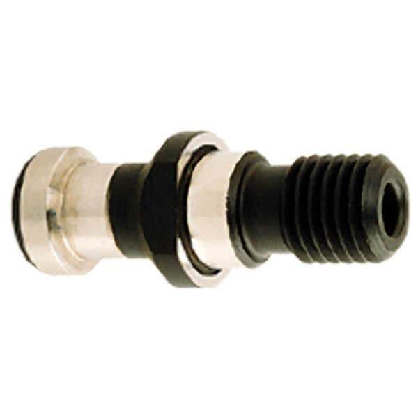 Iscar - CAT50 Taper, 1-8 Thread, 60° Angle Radius, Standard Retention Knob - 3.346" OAL, 29/32" Knob Diam, 1.772" from Knob to Flange - Exact Tool & Supply
