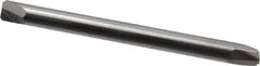 ProMax - 0.01" Radius, 1/8" Mill Diam, 2 Flute Solid Carbide Corner Rounding End Mill - Double End, Uncoated, 1-1/2" OAL, 1/8" Shank Diam - Exact Tool & Supply