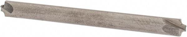 ProMax - 0.035" Radius, 1/8" Mill Diam, 2 Flute Solid Carbide Corner Rounding End Mill - Double End, Uncoated, 1-1/2" OAL, 1/8" Shank Diam - Exact Tool & Supply