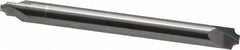 ProMax - 0.05" Radius, 3/16" Mill Diam, 2 Flute Solid Carbide Corner Rounding End Mill - Double End, Uncoated, 2" OAL, 3/16" Shank Diam - Exact Tool & Supply