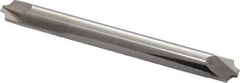 ProMax - 0.078" Radius, 1/4" Mill Diam, 2 Flute Solid Carbide Corner Rounding End Mill - Double End, Uncoated, 2-1/2" OAL, 1/4" Shank Diam - Exact Tool & Supply