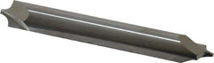 ProMax - 1/8" Radius, 5/16" Mill Diam, 2 Flute Solid Carbide Corner Rounding End Mill - Double End, Uncoated, 2-1/2" OAL, 5/16" Shank Diam - Exact Tool & Supply