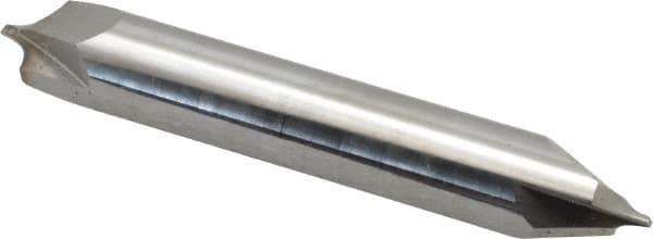 ProMax - 0.156" Radius, 3/8" Mill Diam, 2 Flute Solid Carbide Corner Rounding End Mill - Double End, Uncoated, 2-1/2" OAL, 3/8" Shank Diam - Exact Tool & Supply