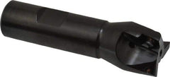 LMT - 1" Cut Diam, 0.413" Max Depth of Cut, 3/4" Shank Diam, 3-1/4" OAL, Indexable Square Shoulder End Mill - AD...1103...R Inserts, Weldon Shank, Series Univex - Exact Tool & Supply