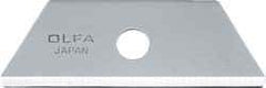 Olfa - 10 Piece Steel Safety Blade - 2" OAL - Exact Tool & Supply