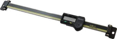 Mitutoyo - 0 to 8 Inch, 0.01mm Resolution Horizontal Electronic Linear Scale - 0.001 Inch Accuracy, Data Output, SR44 Battery - Exact Tool & Supply