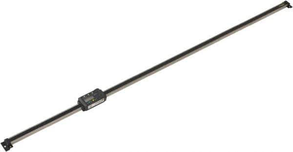Mitutoyo - 0 to 40 Inch, 0.01mm Resolution Horizontal Electronic Linear Scale - 0.0025 Inch Accuracy, Data Output, SR44 Battery - Exact Tool & Supply