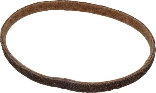 Brite Star - 1/2" Wide x 18" OAL, Aluminum Oxide Abrasive Belt - Aluminum Oxide, Coarse, Nonwoven, Series SC-BS - Exact Tool & Supply