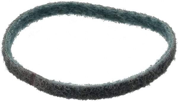 Brite Star - 1/2" Wide x 18" OAL, Aluminum Oxide Abrasive Belt - Aluminum Oxide, Very Fine, Nonwoven, Series SC-BS - Exact Tool & Supply