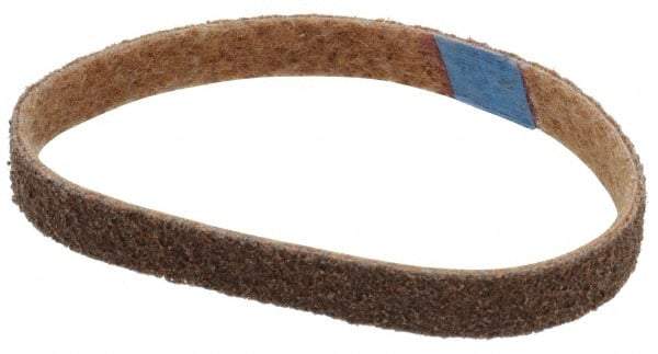 Brite Star - 3/4" Wide x 18" OAL, Aluminum Oxide Abrasive Belt - Aluminum Oxide, Coarse, Nonwoven, Series SC-BS - Exact Tool & Supply