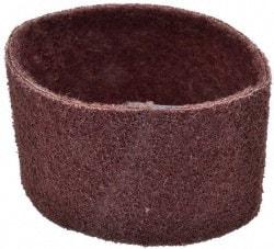 Brite Star - 3-1/2" Wide x 15-1/2" OAL, Aluminum Oxide Abrasive Belt - Aluminum Oxide, Medium, Nonwoven, Series SC-BS - Exact Tool & Supply