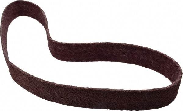 Brite Star - 2" Wide x 48" OAL, Aluminum Oxide Abrasive Belt - Aluminum Oxide, Medium, Nonwoven, Series SC-BS - Exact Tool & Supply