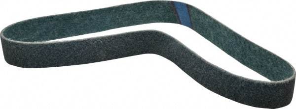 Brite Star - 2" Wide x 48" OAL, Aluminum Oxide Abrasive Belt - Aluminum Oxide, Very Fine, Nonwoven, Series SC-BS - Exact Tool & Supply