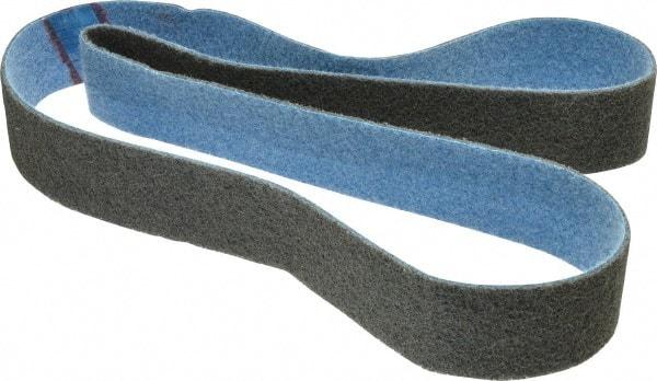 Brite Star - 2" Wide x 60" OAL, Aluminum Oxide Abrasive Belt - Aluminum Oxide, Very Fine, Nonwoven, Series SC-LS - Exact Tool & Supply