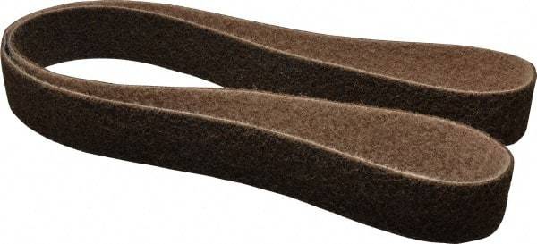 Brite Star - 2" Wide x 72" OAL, Aluminum Oxide Abrasive Belt - Aluminum Oxide, Coarse, Nonwoven, Series SC-LS - Exact Tool & Supply
