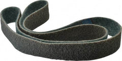 Brite Star - 2" Wide x 72" OAL, Aluminum Oxide Abrasive Belt - Aluminum Oxide, Very Fine, Nonwoven, Series SC-BS - Exact Tool & Supply