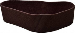 Brite Star - 4" Wide x 36" OAL, Aluminum Oxide Abrasive Belt - Aluminum Oxide, Medium, Nonwoven, Series SC-BS - Exact Tool & Supply