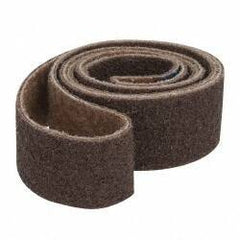 Brite Star - 2" Wide x 72" OAL, Aluminum Oxide Abrasive Belt - Aluminum Oxide, Coarse, Nonwoven, Series SC-BS - Exact Tool & Supply