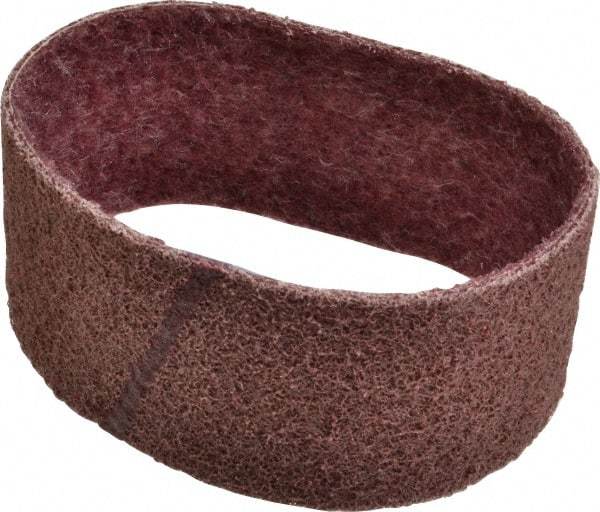 Brite Star - 3" Wide x 18" OAL, Aluminum Oxide Abrasive Belt - Aluminum Oxide, Medium, Nonwoven, Series SC-BS - Exact Tool & Supply