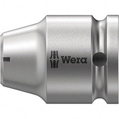 Wera - Socket Adapters & Universal Joints Type: Square-Drive to Hex Bit Adapter Female Size: 1/2 Socket Drive to 5/16 Hex - Exact Tool & Supply