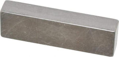 Mitutoyo - 0.2" Rectangular Steel Gage Block - Accuracy Grade AS-1, Includes Certificate of Inspection - Exact Tool & Supply