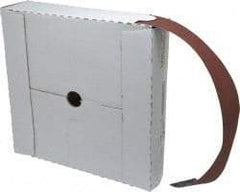 Tru-Maxx - 2" x 50 Yd 240 Grit Aluminum Oxide Cloth Roll - Very Fine Grade, J Weighted Backing - Exact Tool & Supply
