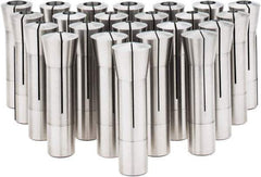 Value Collection - 23 Piece, 1/16" to 3/4" Capacity, R8 Collet Set - Exact Tool & Supply