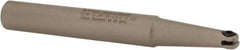 Iscar - 3/8" Cut Diam, 5/8" Shank Diam, 5" OAL, Indexable Ball Nose End Mill - 1" Head Length, Straight Shank, HCM D.38 Toolholder, HBR D.38, HCR D.38 Insert - Exact Tool & Supply