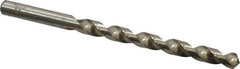 Interstate - Letter G 140° High Speed Steel Jobber Drill - Bright Finish, Right Hand Cut, Spiral Flute, Straight Shank, 4-1/8" OAL, Standard Point - Exact Tool & Supply