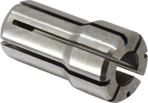 Kennametal - 0.3543 Inch, 8.2 to 9 mm Collet Capacity, Series DA100 Double Angle Collet - 1-7/16 Inch Overall Length, 0.769 Inch Overall Diameter, 0.001 Inch TIR - Exact Tool & Supply