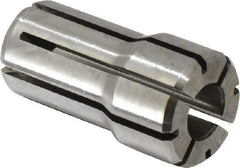 Kennametal - 0.3543 Inch, 8.2 to 9 mm Collet Capacity, Series DA100 Double Angle Collet - 1-7/16 Inch Overall Length, 0.769 Inch Overall Diameter, 0.001 Inch TIR - Exact Tool & Supply